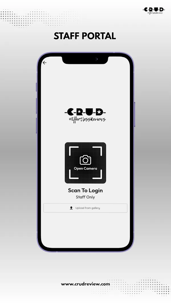 CRUD Review on Google Play, Staff portal
