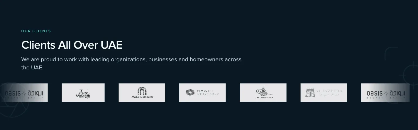 Technest, Clients across the UAE